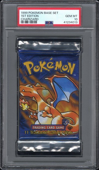 1999 Base Set 1st Edition Shadowless Charizard #4 PSA 9